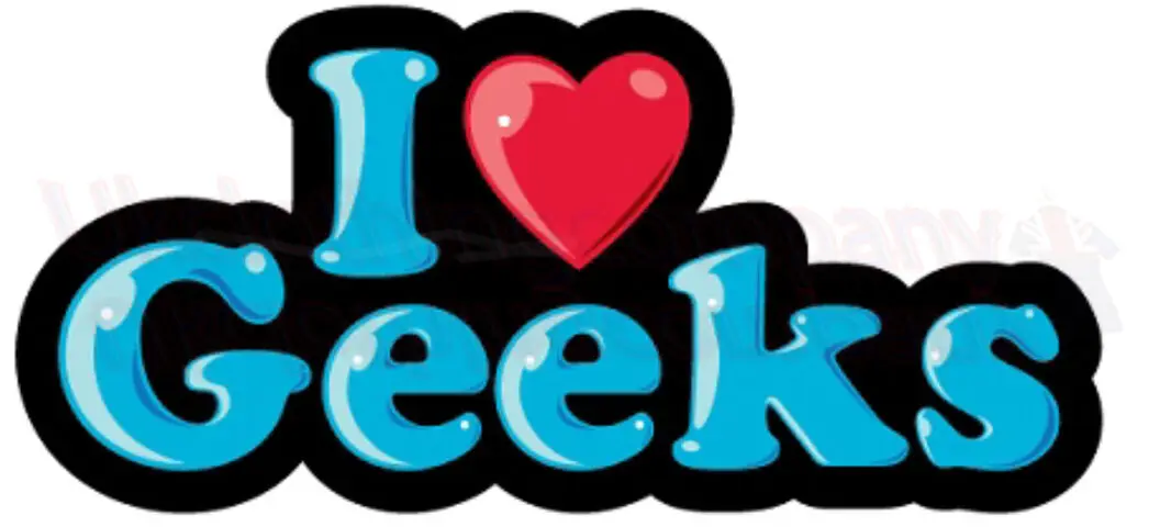 Mine geek. I heart geeks.
