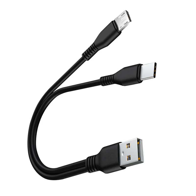 2 в 1 кабель Micro USB C для Samsung S20 Xiaomi Mi9 | Мобильные телефоны и аксессуары