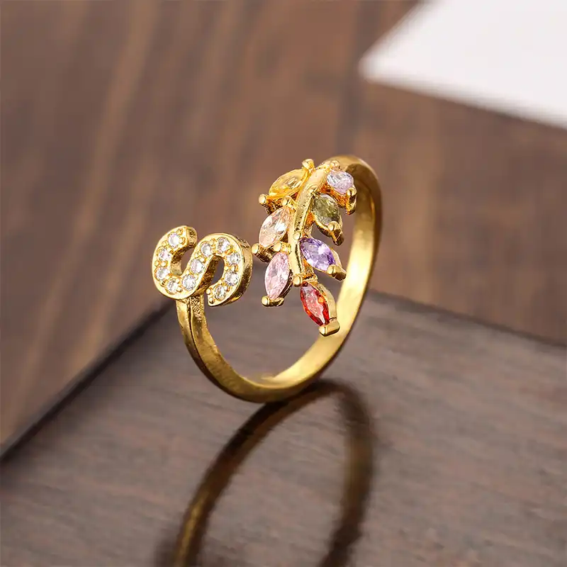 silver/gold/rose gold Personalized Name Ring at Rs 500 in Jaipur | ID:  23286589391