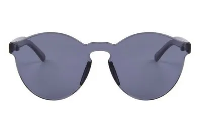 Fashion Driver Goggles Men Women glasses night vision glasses for car Sunglasses Siamese lenses Jelly Color UV Protection - Название цвета: Черный