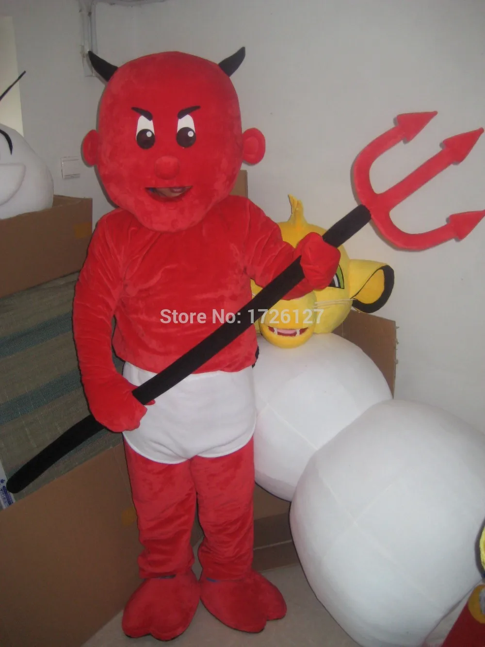 Mascot Red Devil Mascot Costume Custom Fancy Costume Anime Cosplay Kits