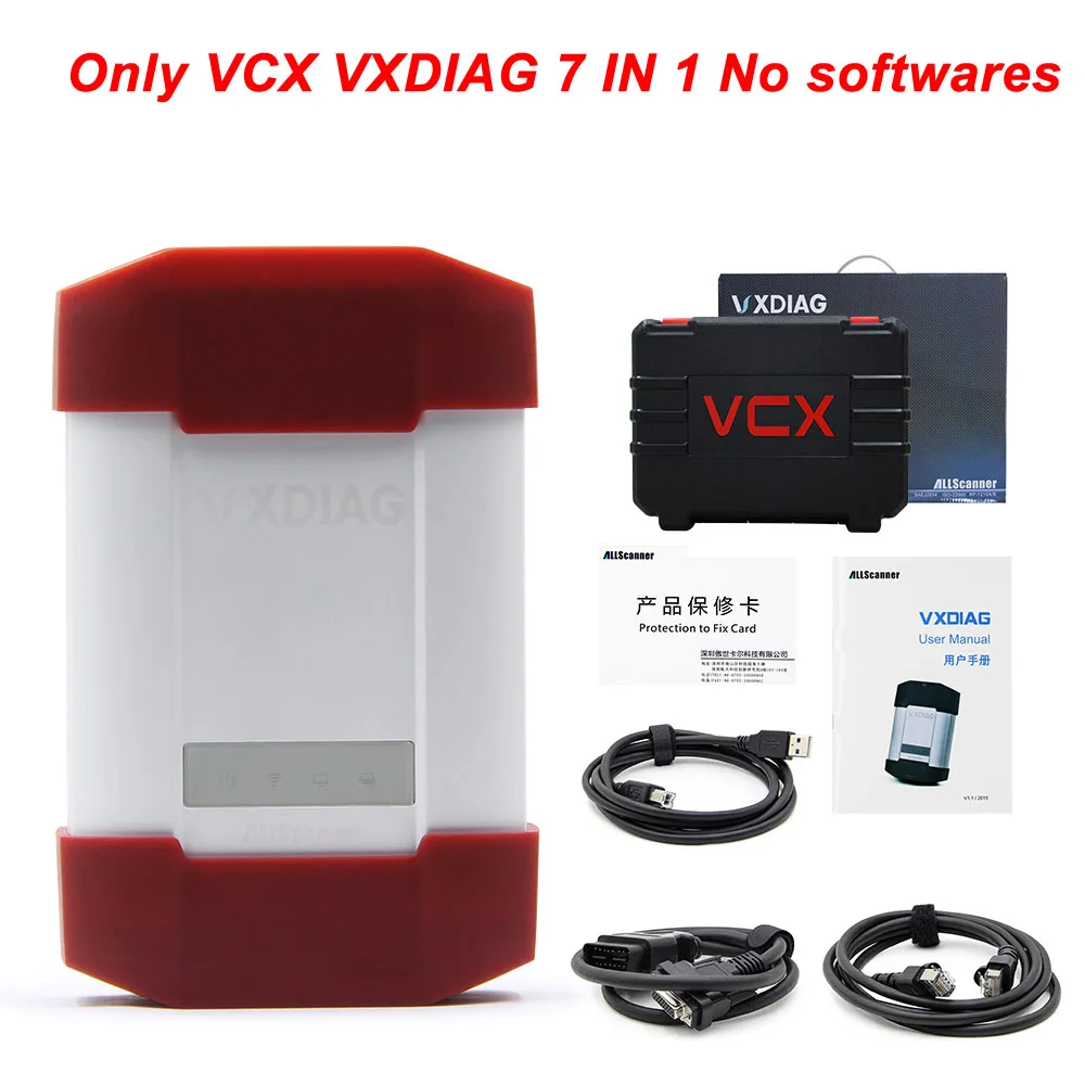 VXDIAG 7 в 1 для Toyota/G-M/Opel/Honda/Audi/VW/Ford/Mazda OBD OBD2 автомобильный диагностический инструмент того же MDI Techstream ODIS Tech2 HDS - Цвет: NO HDD