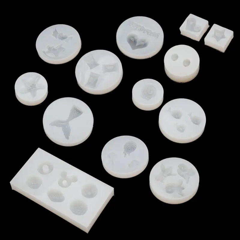 

JAVRICK Candy Duck Cake Star Love Pendant Epoxy Resin Silicone Mold Jewelry Making Tools