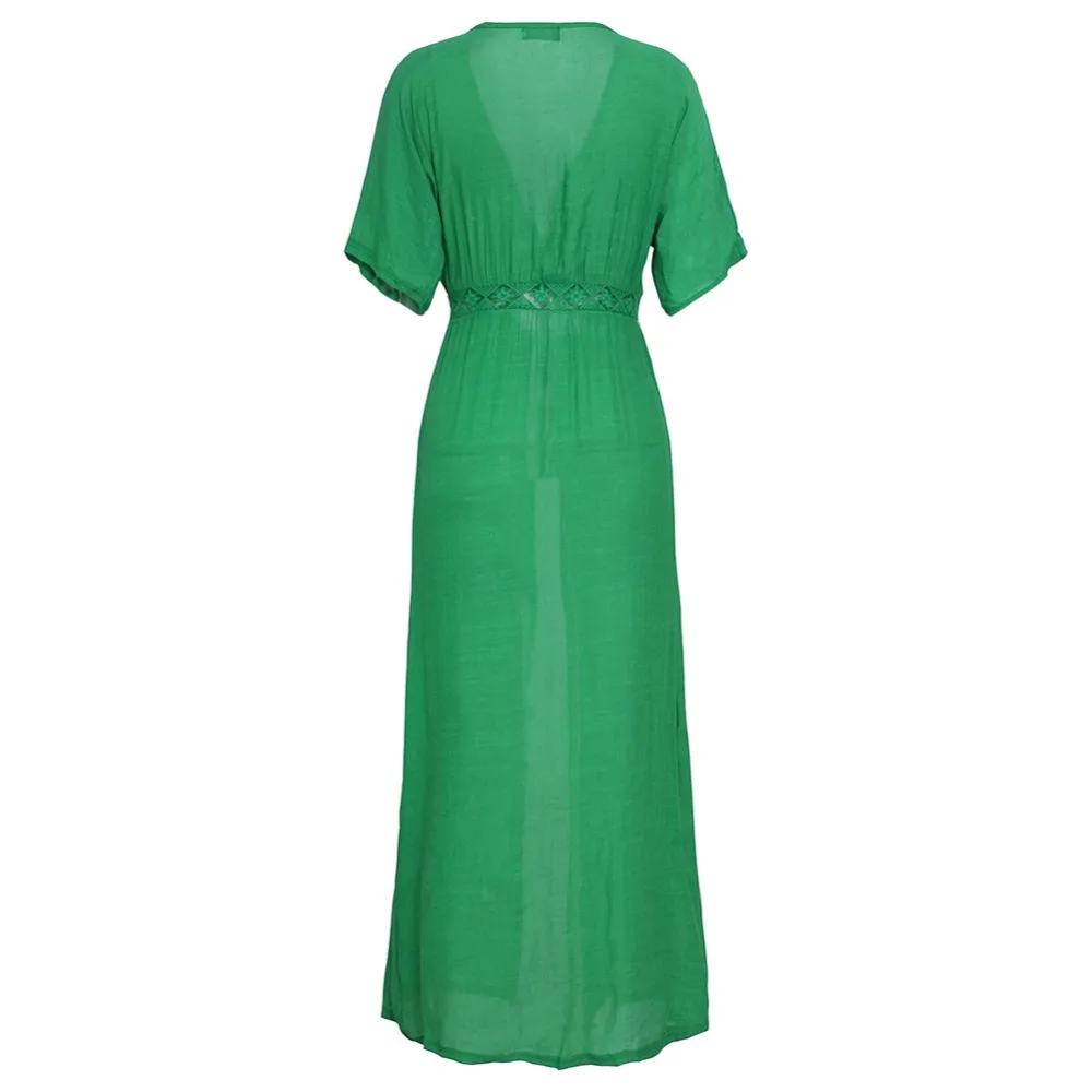Verano Плайя Макси Vestido Mujer estampado Boho Цветочные Длинные Платья повседневные cuello en V сексуальные повязки vestido de fiesta femme