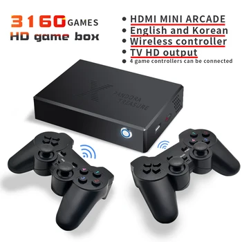 

Pandora Box 3D Mini Arcade Video Game Console Portable Moonlight Treasure Retro Game Console Built-in 3100 2D And 60 3D Games