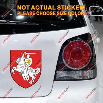 

Belarus Coat of arms Decal Sticker Car Vinyl Reflective pick size 4'' 6'' 8''