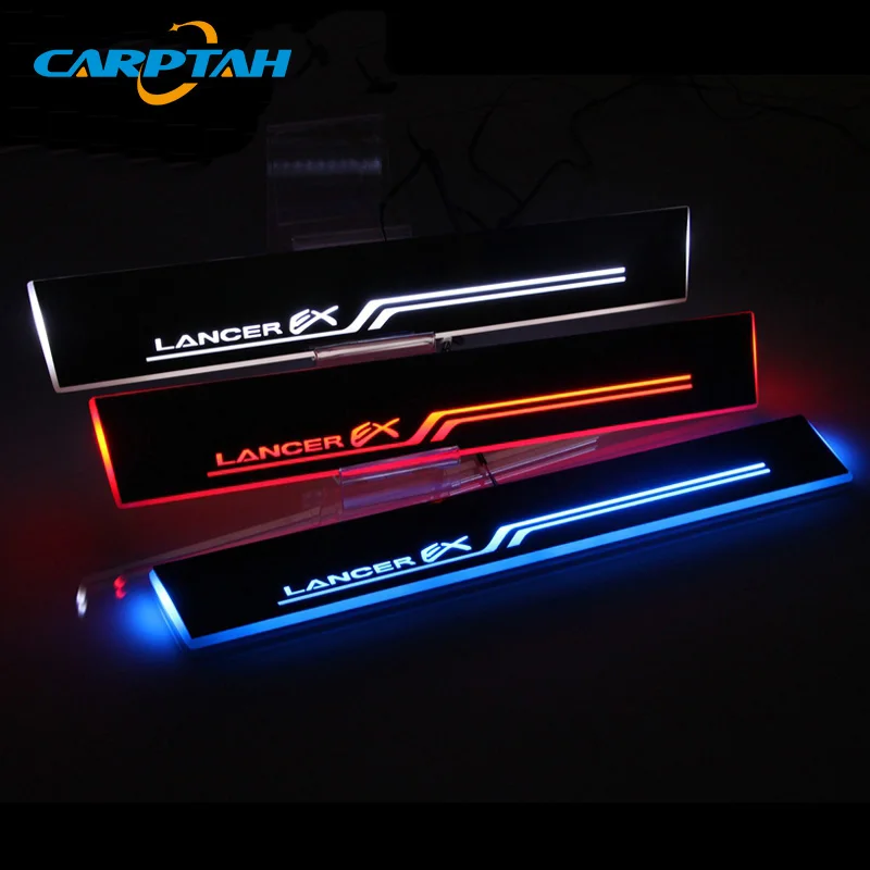 CARPTAH отделкой педаль автомобиля внешние Запчасти LED порога Накладка путь