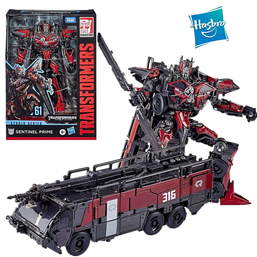 Hasbro Transformers Studio Series 61 Deluxe Class Movie4 Sentinel Prime Action Figure Model Toy ss61