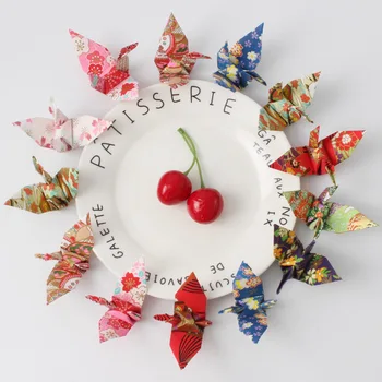 

100PCS 10 cm Wholesale Finished Origami Paper Cranes Bird Garland DIY Handmade Mother's Day Creative Gifts Home Decorations