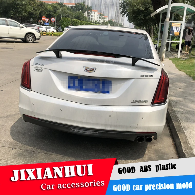 Для Cadillac CTS спойлер 2016-2018 TF ABS пластик Материал заднее крыло автомобиля Цвет