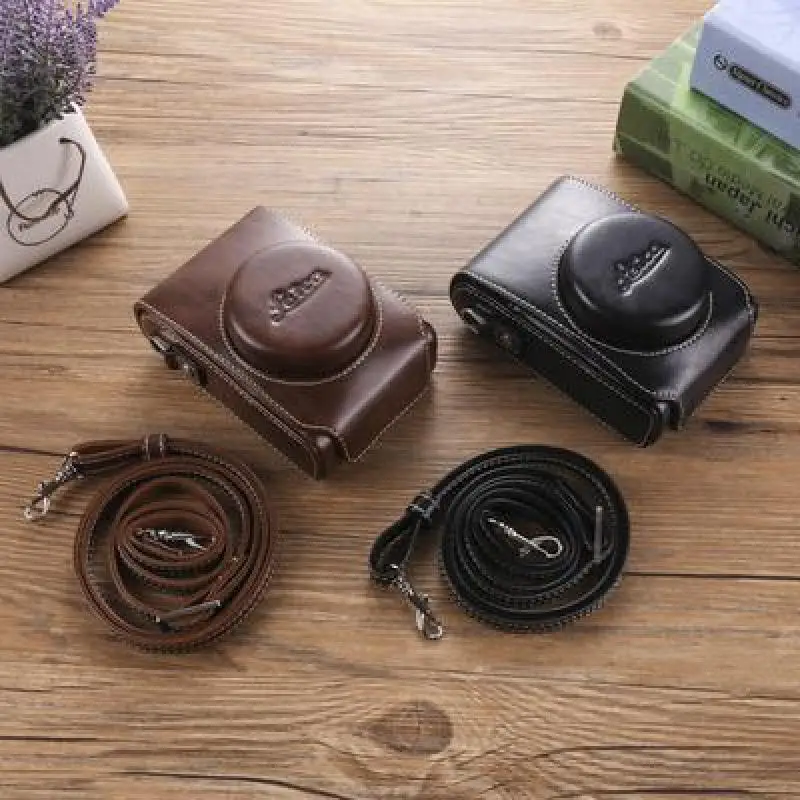 Custodia Per Fotocamera Portatile Custodia In Pelle Pu Per Fotocamera Leica C-Lux D-Lux7 D-Lux 7 D-Lux6 D-Lux5 D6 D5 D4 D-Lux Typ109 Typ112