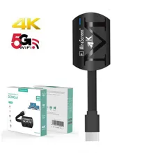 5G MiraScreen G4 беспроводной WiFi беспроводной дисплей ключ 4 K/1080 P HD tv Stick Miracast Airplay отзеркаливание DLNA к HDTV проектору