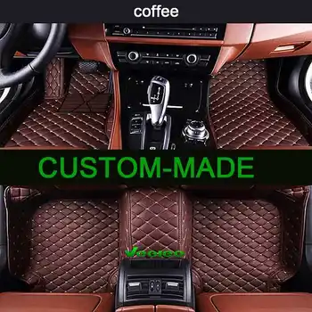 

Veeleo 6 Colors Car Mats for Audi A4 B7 Sedan 2004-2008 All Weather Waterproof Full Set Car Floor Mats 3D Carpets Liner