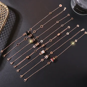 

30 Pcs/lot fashion women simple stainles steel bracelet jewelry wholesale 1102-56