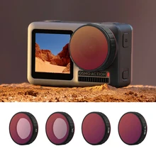 Kamera sportowa filtr do DJI Osmo Action UV CPL ND4/8/16/32 ND4 PL ND8 PL ND16 PL ND32 PL wodoodporny obiektyw filtr zestawy akcesoria