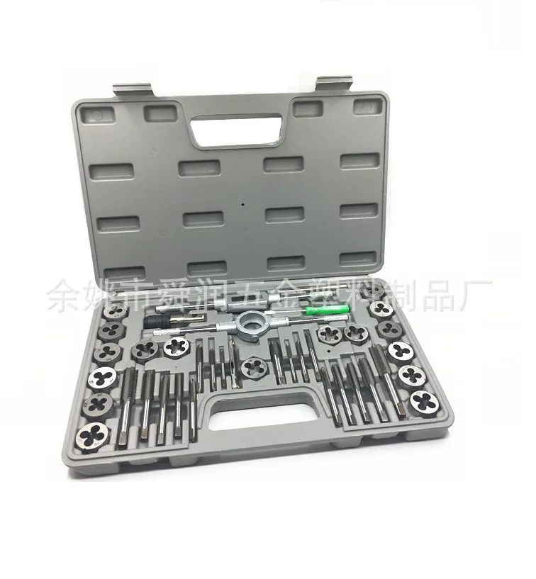 

Taps Die 40-Piece Group Case Tapping Tools T-Shape Drift Holder Aluminum Screw Die Drift Holder Tap Tool Tapping Case
