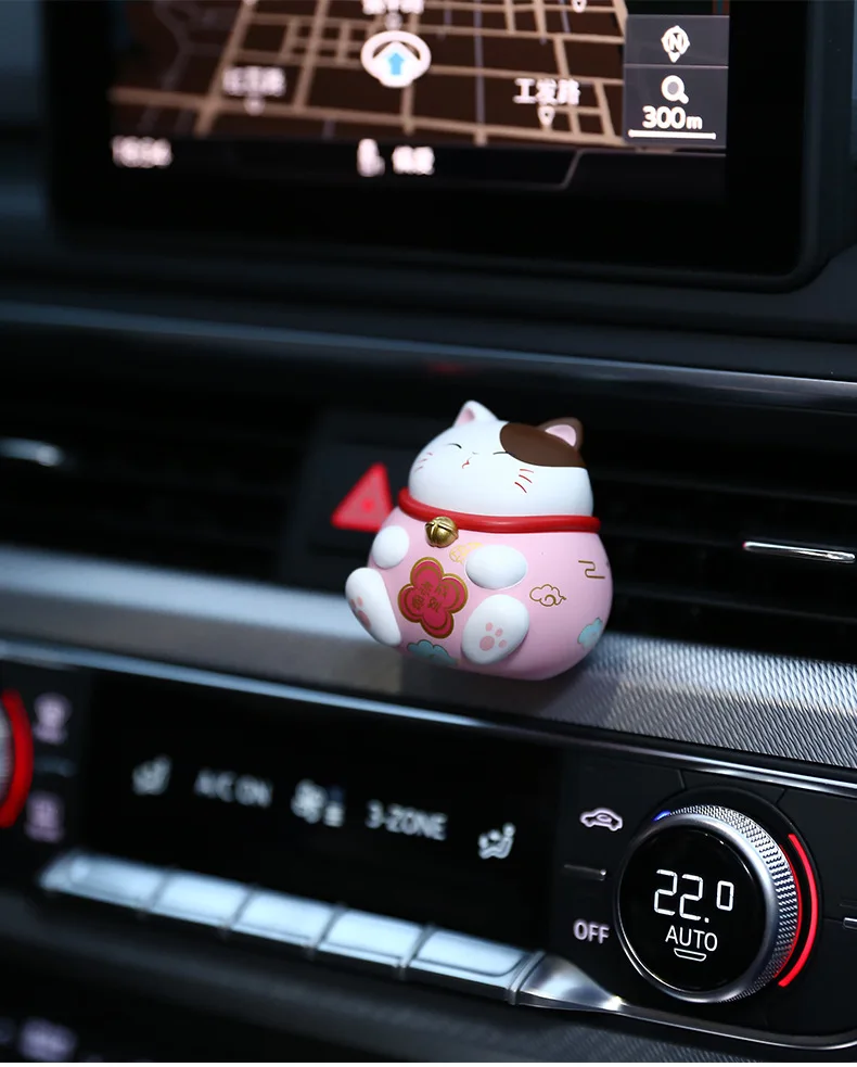 Подлинная Lucky Cat автомобильный воздушный выход ароматерапия креативный авто духи мультфильм кукла запах аксессуары украшения