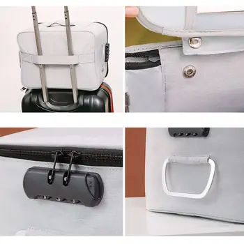 

Multilayer Document Organizer Password Files Bag Briefcase Large Capacity Travel