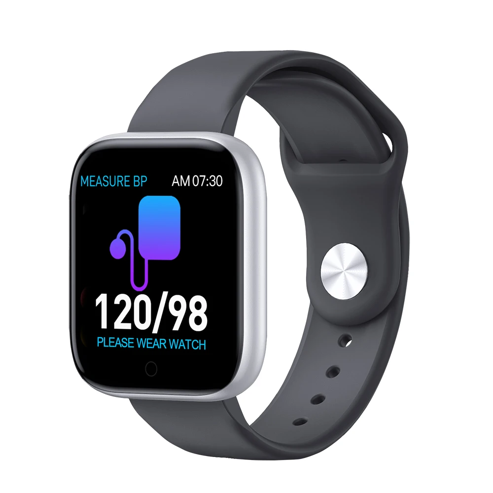  T85 Smart Watch Color Screen Sport Heart Rate Blood Pressure Oxygen Monitoring Music Fitness Trackr - 33059582019