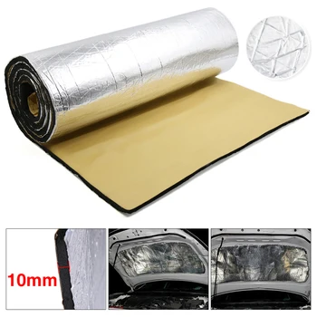 

1PCS 10mm Car Truck Firewall Heat Sound Insulation Mat Sound Noise Insulation Heat Sound Thermal Proofing Pads 50*200cm Auto