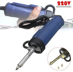 Pistolet électrique à étain 220V 30W, aspirateur à étain, pompe d'aspiration, outil de Maintenance de soudage à l'étain avec 3 buses prise ue 