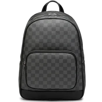 

2020 leisure fashion Europe and the United States new backpack men Single Shoulder Messenger travel lattice large capacity