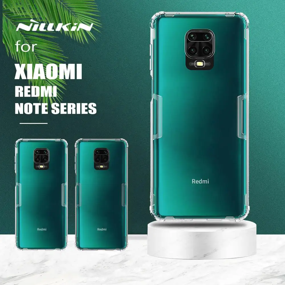 Для Xiaomi Poco X3 NFC Redmi Note 9S 9 8T 8 7 Pro Max Nillkin силиконовый чехол из ТПУ прозрачный для Max|clear