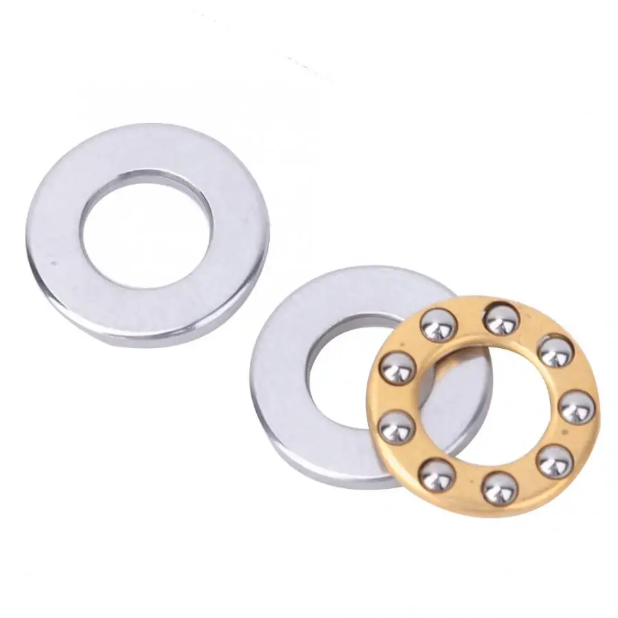 10Pcs Thrust Ball Bearing Miniature Accurancy Flat Steel Bearings Set bearing rulman