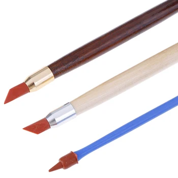 

3Pcs Silicon Rubber Shaper Pen Double-head Pottery Clay Sculpture Tools Pottery Ceramics Carving Modeling Shaping Tool
