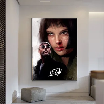 

Leon the Professional Silk Poster Art Print Wall Pictures for Living Room No Frame