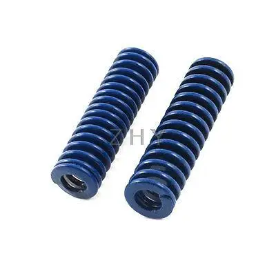 

2PCS 10mm x 35mm Light Duty Blue Spiral Stamping Compression Die Spring