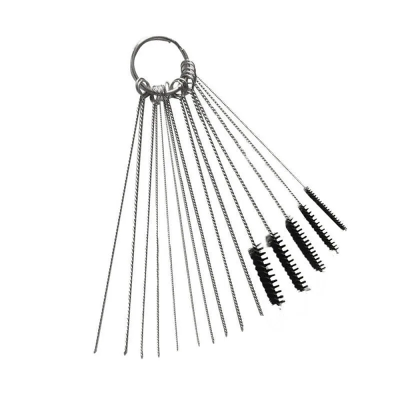 Карбюратор углеродный Dirt Jet Cleaner Tool Kit 10x чистящие иглы с 5x щетками