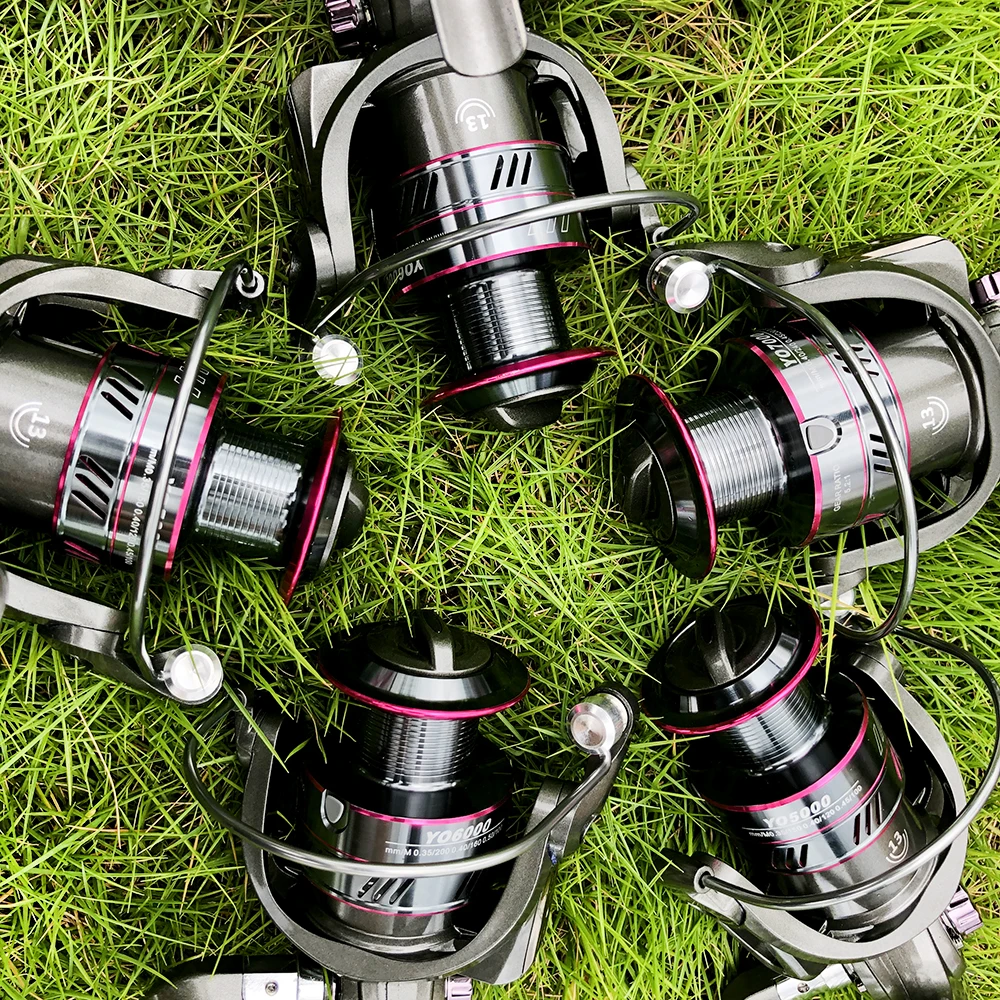 Spinning Fishing Reels Fishing Reels GHOTDA 5.2:1 Fishing Reel 1000 2000 3000 4000 5000 6000 7000 Saltwater Wheel