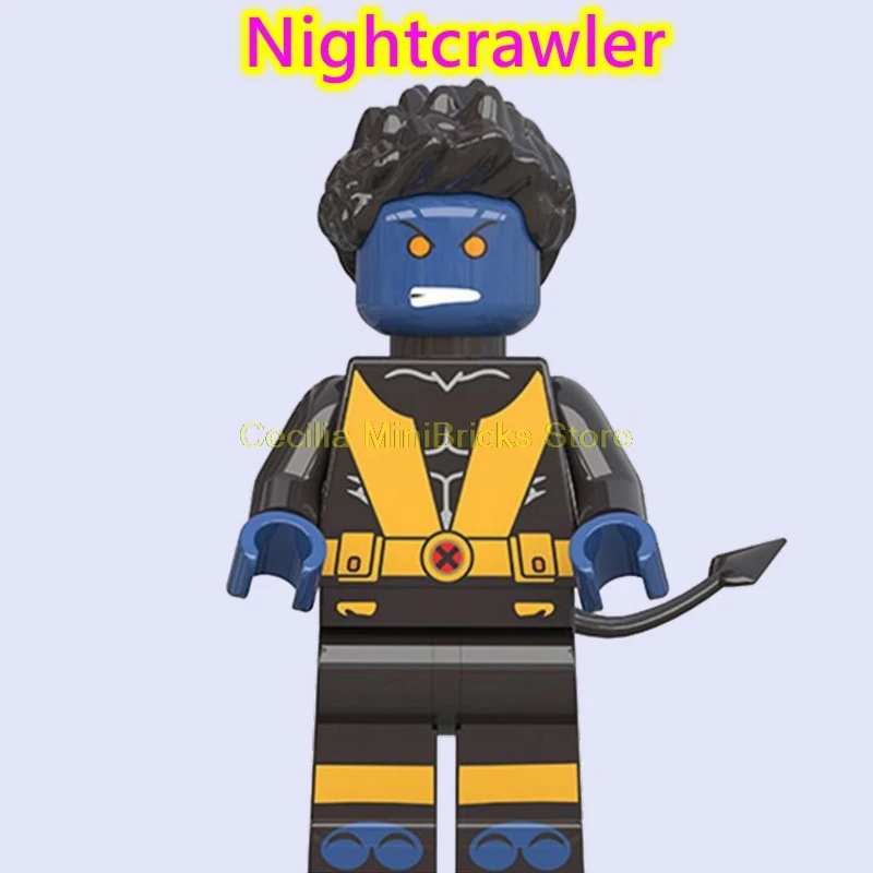 X-men Темный Феникс Марвел Росомаха Жан серый Мистика Магнето проф. X Beast Cyclops Quicksilver Storm - Цвет: Nightcrawler