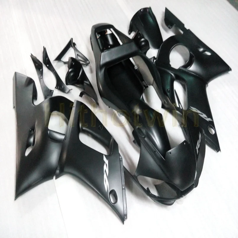 Капот мотоцикла на заказ для YZF-R6 1998-2002 моторные Обтекатели литьевой формы фиолетовый черный - Цвет: F