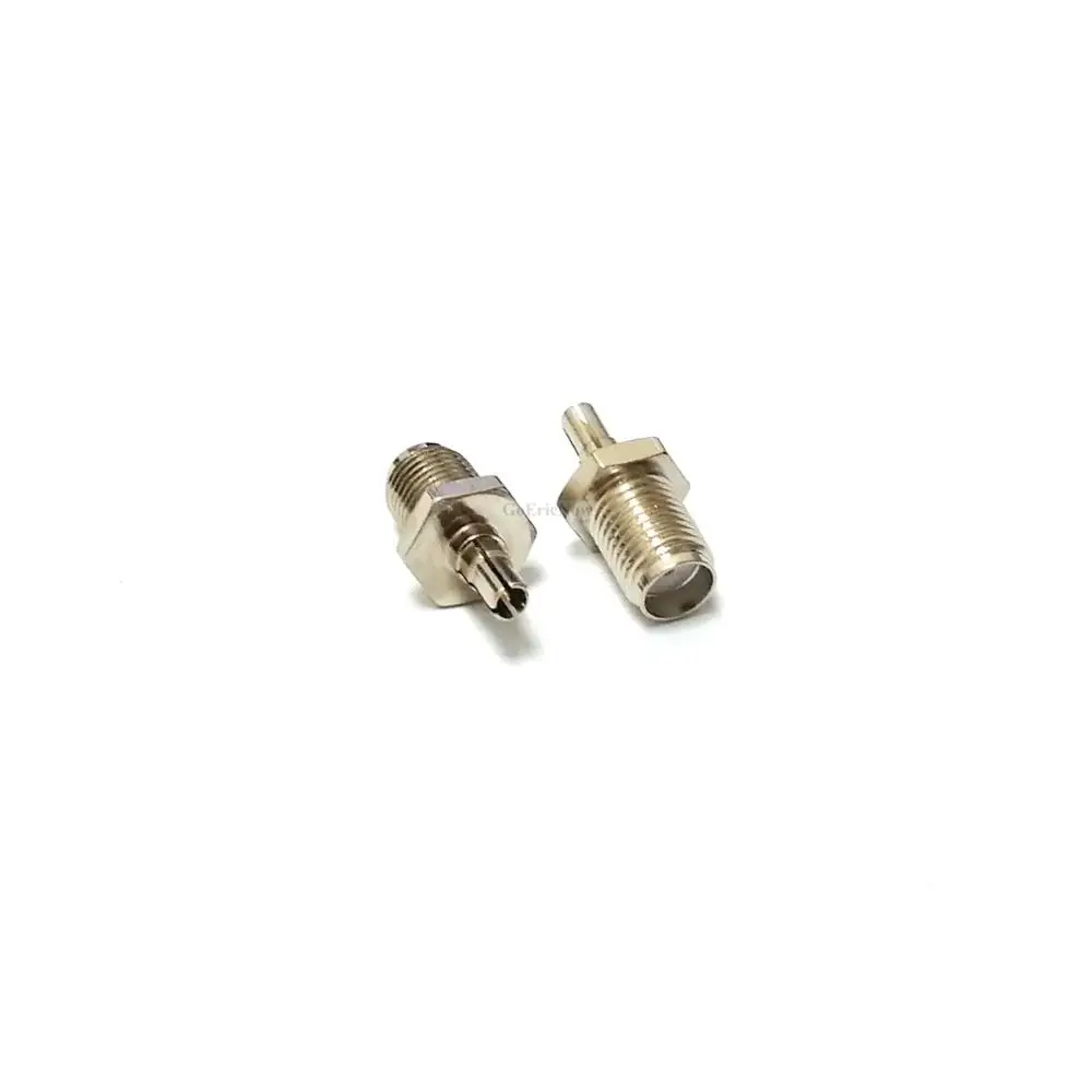 10 PCS RF coaxial adapter RP SMA / female to CRC9 male Gold plated/Nickplated connector Plug Adapter | Обустройство дома