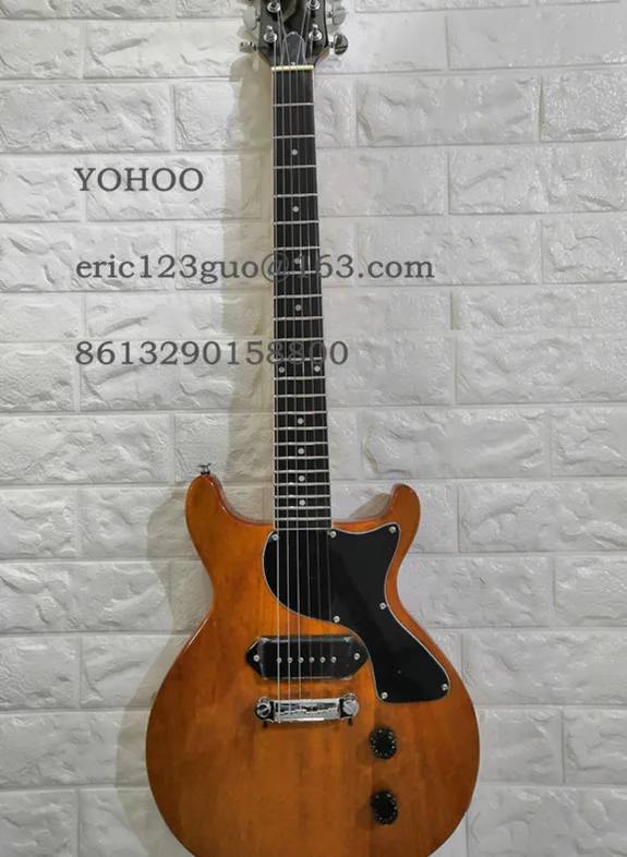 

double cutway with P90 pickups stoptailer bridge electric guitar,customized!Paypal available!C-1