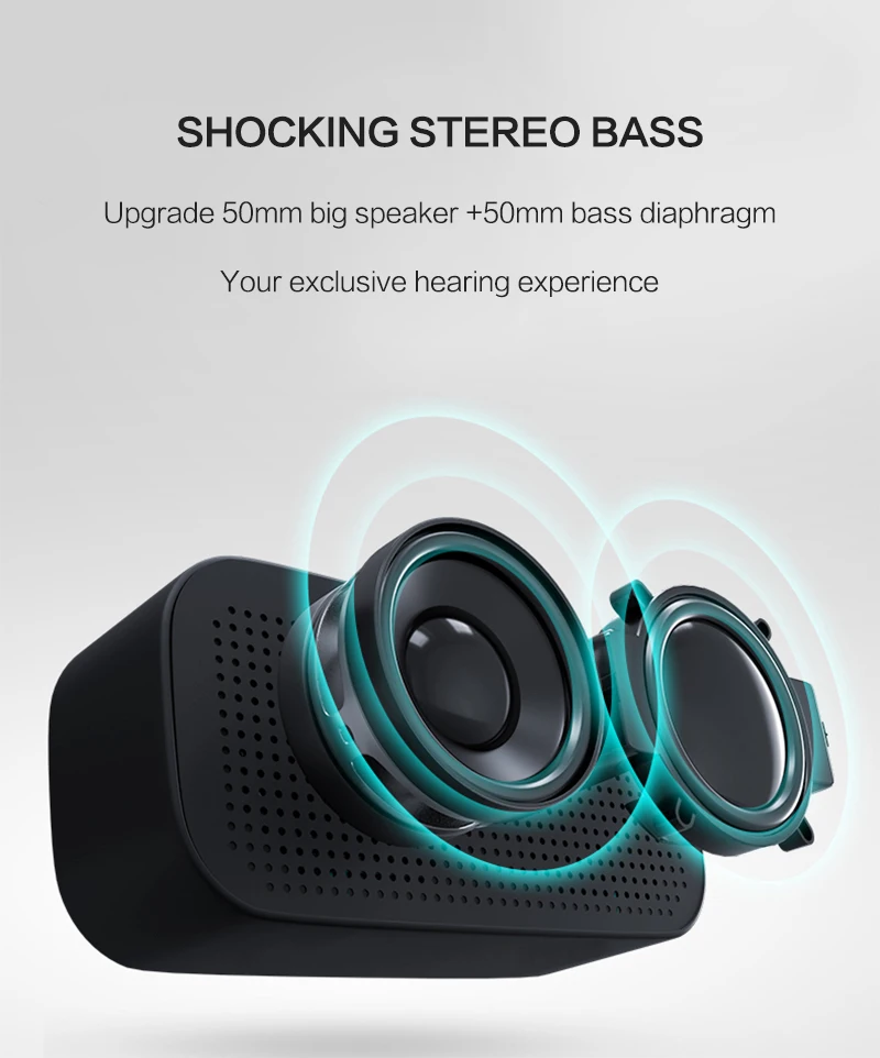 Bluetooth динамик с fm-радио Светодиодный Настольные часы беспроводной зеркальный будильник сабвуфер музыкальный плеер Повтор