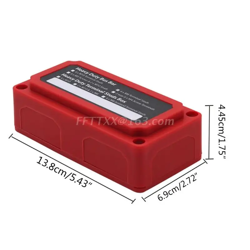Bus Bar Box Board 300A High Current Busbar Automobiles Maximum Connection Amplifier Power Case Parts Accessories power distribution block
