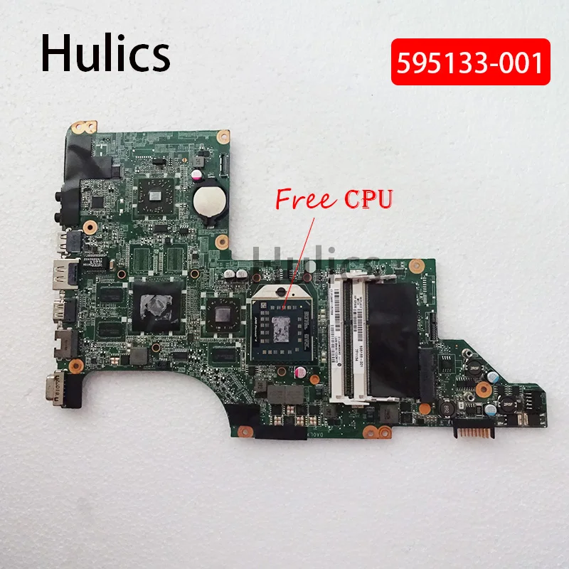 Hulics Original 595133-001 FOR HP PAVILION DV6-3000 NOTEBOOK MOTHERBOARD 595133 main board | Компьютеры и офис