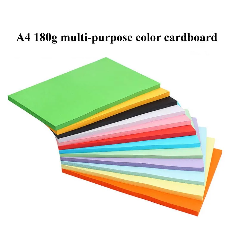 

Handmade color paper A4 copy paper color printing paper 120g 180g A4 color paperboard Origami material a4