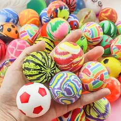 10 balles de saut Anti Stress en caoutchouc, 45mm, jouets éducatifs pour enfants, bain d'eau, jeu de plein air 
