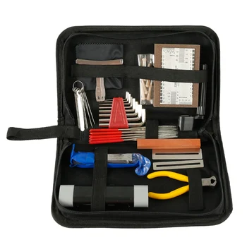 

Professional Guitar Repairing Tool Kit Electric Acoustic Guitar Ukulele Repairing Maintenance Cleaning Tool Accessories Kit
