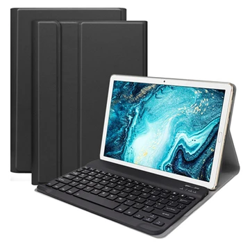 

Huawei Mediapad M6 10.8 inch Bluetooth Keyboard Case Tablet Magnetic Leather Stand Case Cover Removable Case Cover+Cable