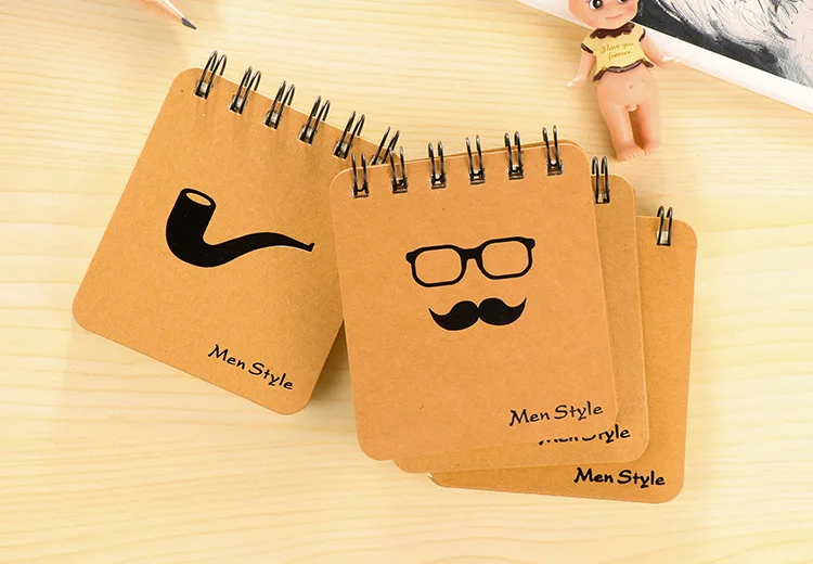 Креативный мультфильм борода Mister Coil notebook Series портативный ноутбук Южная Корея канцелярские принадлежности
