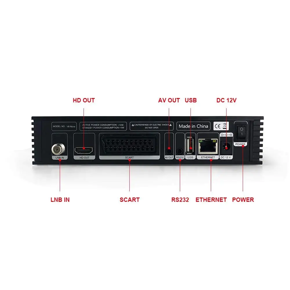 Gtmedia v8 nova DVB-S2 FTA спутниковый ресивер Freesat v8 с Европейским ccam 5 линий на 1 год поддержка H.265 встроенный WiFi IPTV