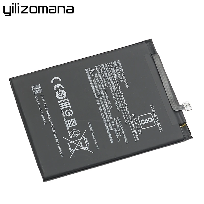 YILIZOMANA BN4A телефон батарея для Xiaomi Redmi Note 7 Замена батареи 4000 мАч Высокое качество Розничная Упаковка Бесплатные инструменты