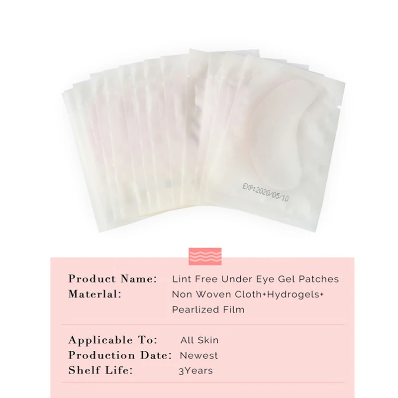 500pairs Neue Wimpern Verlängerung Eye Tipps Aufkleber Wrap Perle Links & Rechts Augen Papier Patches Unter Auge Pad Machen up-Tools – Detail 6