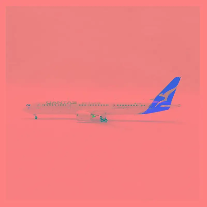 Inflight QANTAS BOEING 787-9 1/200 литье под давлением модель самолета
