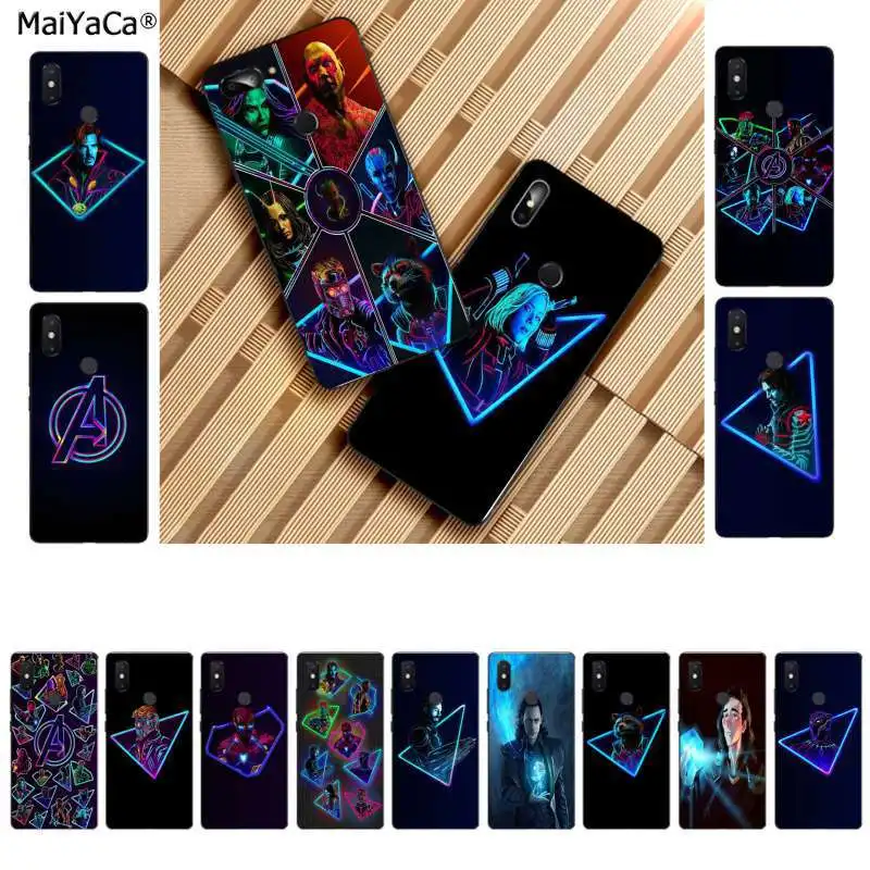 

MaiYaCa Avengers Marvel DIY Printing Drawing Phone Case cover Shell for Xiaomi 8 9 se Redmi 6 pro 6A 4X 7 note 5 7 Cover